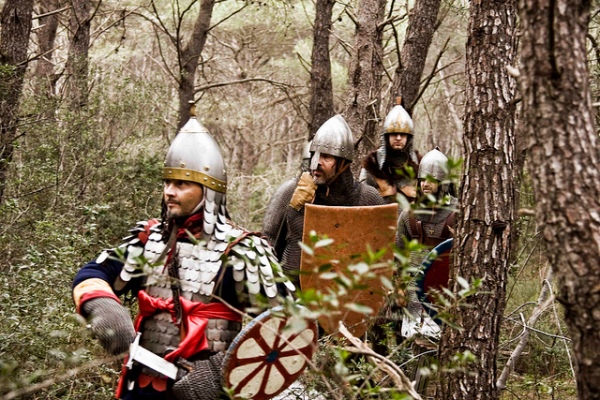 Byzantines advancing